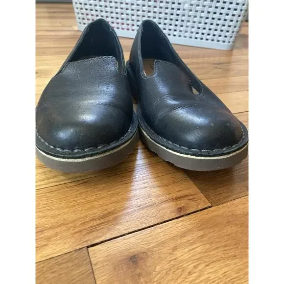 L.L. Bean Stonington Slip-On Shoes Womens 7 M Leather Black Loafers 507146 - Picture 3 of 9